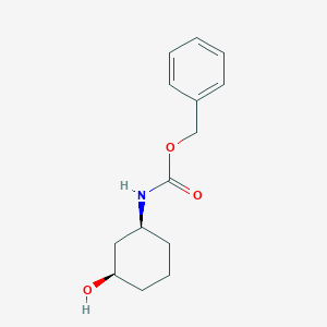 molecular formula C14H19NO3 B8180349 Benzyl ((1S,3R)-3-hydroxycyclohexyl)carbamate CAS No. 750649-43-5