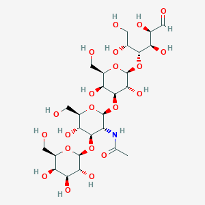 molecular formula C26H45NO21 B8180404 Lnt (oligosaccharide) 