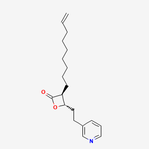 molecular formula C19H27NO2 B8180426 (3S,4S)-3-non-8-enyl-4-(2-pyridin-3-ylethyl)oxetan-2-one 