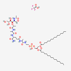 molecular formula C61H110F3N6O21P B8180433 Mifamurtide (TFA) 
