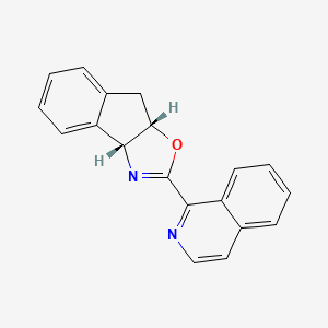 molecular formula C19H14N2O B8180477 (3aR,8aS)-2-(Isoquinolin-1-yl)-8,8a-dihydro-3aH-indeno[1,2-d]oxazole 