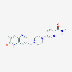 molecular formula C22H26N6O2 B8180537 Saruparib CAS No. 2589531-76-8