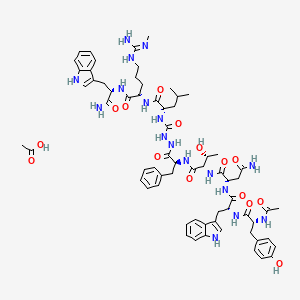 molecular formula C66H87N17O15 B8180588 TAK-683 (acetate) 