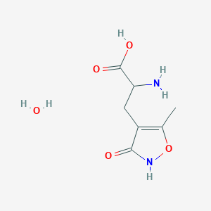 molecular formula C7H12N2O5 B8180606 (RS)-AMPA (monohydrate) 