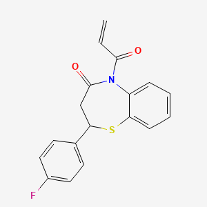 molecular formula C18H14FNO2S B8180607 GSK-3|A inhibitor 3 