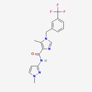 molecular formula C17H16F3N5O B8180649 SCD1 inhibitor-4 