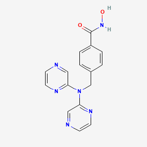 molecular formula C16H14N6O2 B8180682 VQ7NU11Krm CAS No. 1636894-46-6