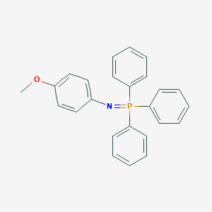 molecular formula C25H22NOP B081807 苯胺，4-甲氧基-N-(三苯基膦亚基)- CAS No. 14796-89-5