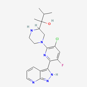 molecular formula C20H24ClFN6O B8180705 Vtx 27; vtx27 