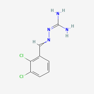 molecular formula C8H8Cl2N4 B8180731 N-{[(2,3-dichlorophenyl)methylidene]amino}guanidine 