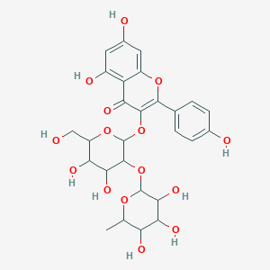 molecular formula C27H30O15 B8180813 山奈酚-3-O-葡萄糖鼠李糖苷 