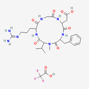 molecular formula C29H41F3N8O9 B8180821 Cilengitide (trifluoroacetate) 