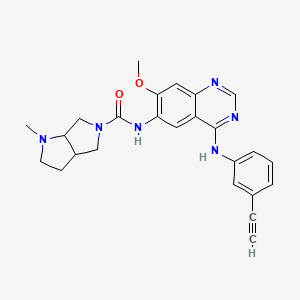molecular formula C25H26N6O2 B8180855 HMPL-309; HMPL 309; HMPL309;xiliertinibum; xiliertinib 