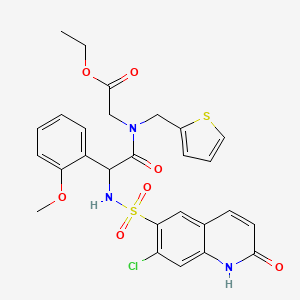 molecular formula C27H26ClN3O7S2 B8180884 Osmi4;osmi 4 