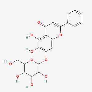 molecular formula C21H20O10 B8180906 Baicalin-7-glucoside 