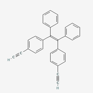 molecular formula C30H20 B8180936 (Z)-1,2-Bis(4-ethynylphenyl)-1,2-diphenylethene 