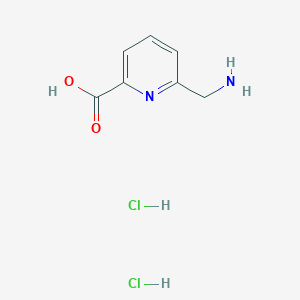 molecular formula C7H10Cl2N2O2 B8180978 6-(Aminomethyl)picolinic acid dihydrochloride 