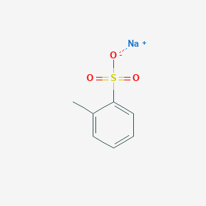 molecular formula C7H7NaO3S B081811 2-甲基苯磺酸钠 CAS No. 15046-75-0