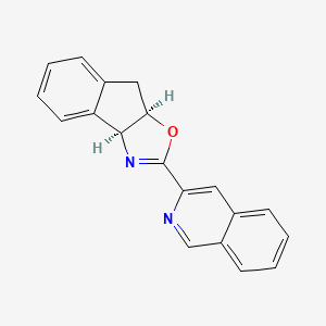 molecular formula C19H14N2O B8181181 (3aS,8aR)-2-(Isoquinolin-3-yl)-3a,8a-dihydro-8H-indeno[1,2-d]oxazole 