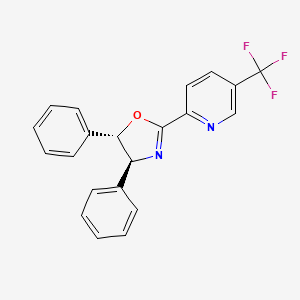 (4S,5S)-4,5-Diphenyl-2-(5-(trifluoromethyl)pyridin-2-yl)-4,5-dihydrooxazole