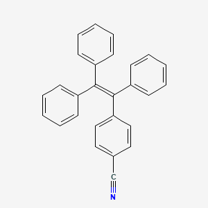 molecular formula C27H19N B8181219 4-(1,2,2-Triphenylvinyl)benzonitrile 