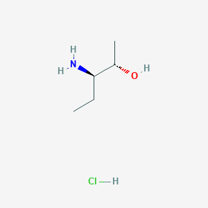 molecular formula C5H14ClNO B8181303 (2S,3R)-3-Aminopentan-2-ol hydrochloride 