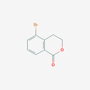 molecular formula C9H7BrO2 B8181320 5-Bromoisochroman-1-one 