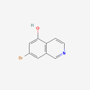 molecular formula C9H6BrNO B8181337 7-Bromoisoquinolin-5-ol 