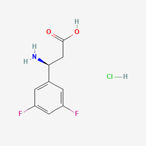 (S)-3-Amino-3-(3,5-difluorophenyl)propanoic acid hydrochloride