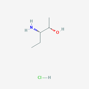 molecular formula C5H14ClNO B8181503 (2S,3S)-3-aminopentan-2-ol hydrochloride 