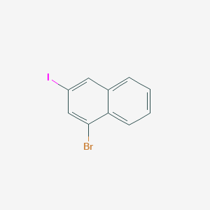 molecular formula C10H6BrI B8181574 1-Bromo-3-iodonaphthalene 
