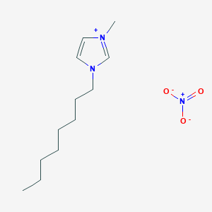 molecular formula C12H23N3O3 B8181590 1-Octyl-3-methylimidazolium nitrate 