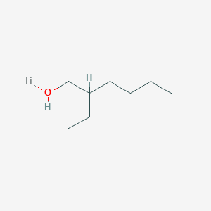 molecular formula C8H18OTi B8181682 2-Ethylhexan-1-ol;titanium 