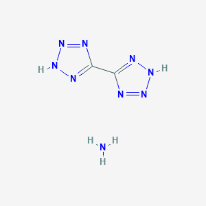 molecular formula C2H5N9 B8181717 5,5-Bis-1H-tetrazole diammonium salt 
