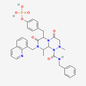 molecular formula C33H35N6O7P B8181757 beta-catenin/CBP-IN-1 