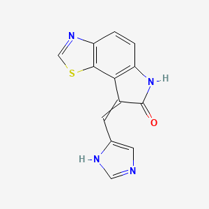 molecular formula C13H8N4OS B8181775 Pkr-IN-C16 