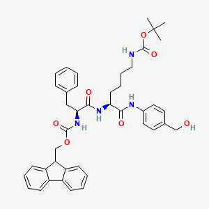 molecular formula C42H48N4O7 B8181919 Fmoc-Phe-Lys(Boc)-PAB 