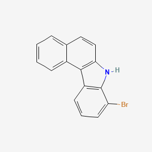molecular formula C16H10BrN B8181951 8-bromo-7H-benzo[c]carbazole 
