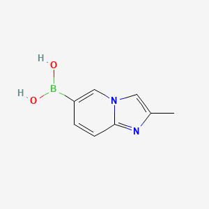 molecular formula C8H9BN2O2 B8181994 (2-Methylimidazo[1,2-a]pyridin-6-yl)boronic acid CAS No. 1446334-78-6
