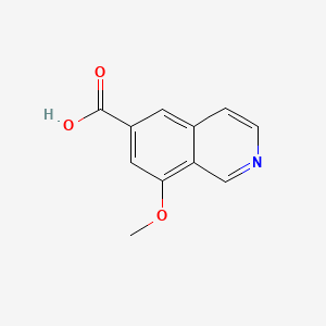 molecular formula C11H9NO3 B8182025 8-Methoxyisoquinoline-6-carboxylic acid 