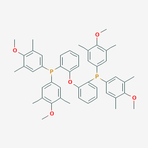 molecular formula C48H52O5P2 B8182091 (Oxybis(2,1-phenylene))bis(bis(4-methoxy-3,5-dimethylphenyl)phosphine) 