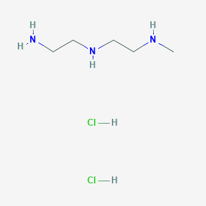 molecular formula C5H17Cl2N3 B8182143 N1-(2-Aminoethyl)-N2-methylethane-1,2-diamine dihydrochloride 