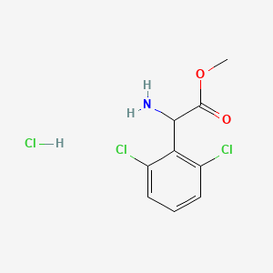Methyl 2-amino-2-(2,6-dichlorophenyl)acetate hydrochloride