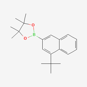 2-(4-(tert-Butyl)naphthalen-2-yl)-4,4,5,5-tetramethyl-1,3,2-dioxaborolane