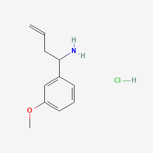 1-(3-Methoxyphenyl)but-3-en-1-amine hydrochloride