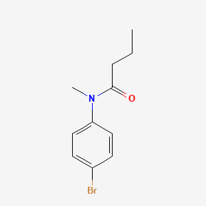 molecular formula C11H14BrNO B8182284 N-(4-bromophenyl)-N-methylbutyramide 