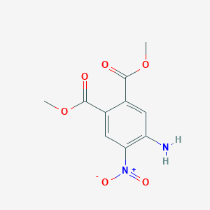 molecular formula C10H10N2O6 B8182406 Dimethyl 4-amino-5-nitrophthalate 