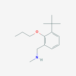 (3-Tert-butyl-2-propoxy-benzyl)-methyl-amine
