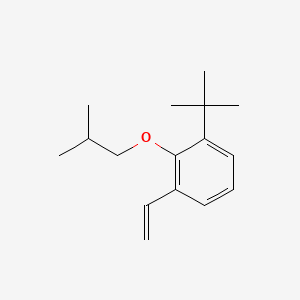 molecular formula C16H24O B8182647 1-(tert-Butyl)-2-isobutoxy-3-vinylbenzene 