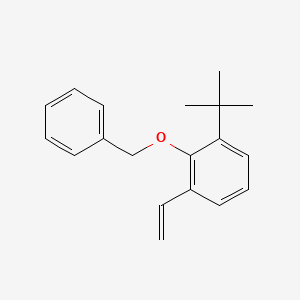 molecular formula C19H22O B8182691 2-(Benzyloxy)-1-(tert-butyl)-3-vinylbenzene 